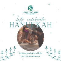 Hanukkah Family Tradition Instagram Post Design