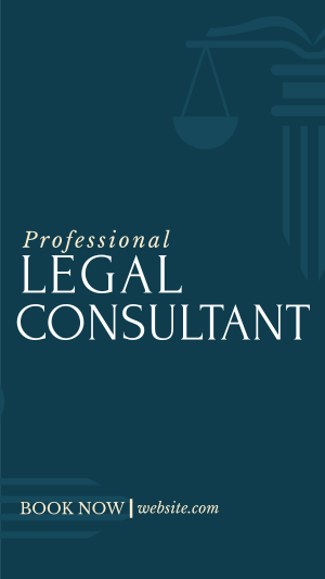 Professional Legal Consultant Facebook story Image Preview