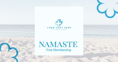 Namaste Yoga Membership Facebook ad Image Preview
