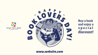 Book Lovers Day Sale Facebook Event Cover Design