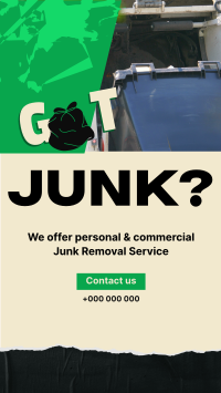 Junk Removal Service Facebook Story Image Preview