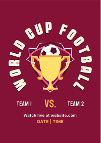 World Cup Trophy Flyer Image Preview
