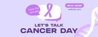 Cancer Awareness Discussion Facebook Cover Design
