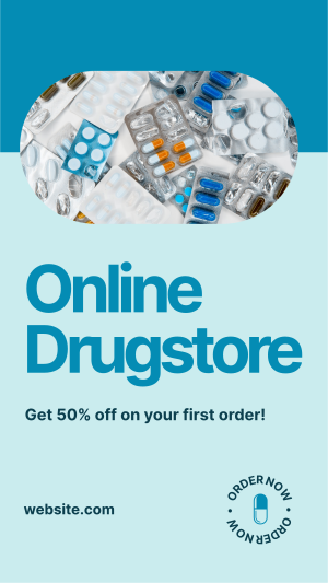 Online Drugstore Promo Facebook story Image Preview