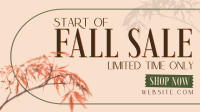 Fall Season Sale Facebook Event Cover Design