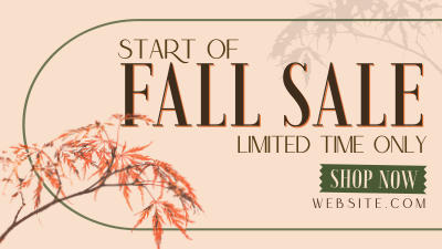 Fall Season Sale Facebook event cover Image Preview