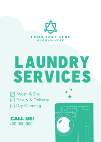 Laundry Services List Flyer Image Preview