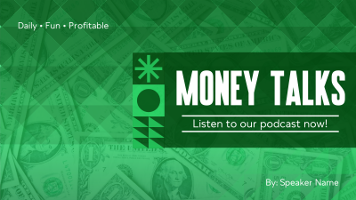 Money Talks Podcast Facebook event cover Image Preview