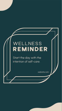 Wellness Self Reminder Instagram story Image Preview