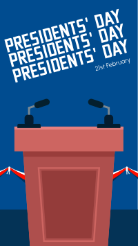 Presidents Podium Instagram story Image Preview
