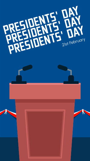 Presidents Podium Instagram story Image Preview