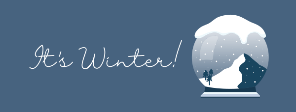 It's Winter! Facebook Cover Design Image Preview