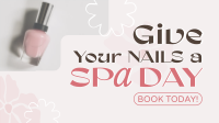 Nail Spa Day Facebook event cover Image Preview