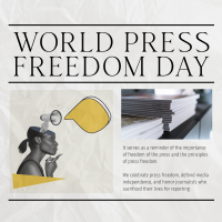 Press Freedom Instagram Post Design