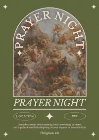 Rustic Prayer Night Poster Image Preview