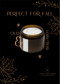 Fall Scented Candle Flyer Image Preview