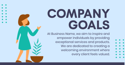 Startup Company Goals Facebook ad Image Preview