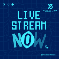 Live Stream Waves Instagram post Image Preview