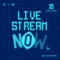 Live Stream Waves Instagram Post Image Preview