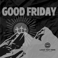 Good Friday Golgotha Instagram Post Design