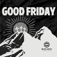 Good Friday Golgotha Instagram Post Image Preview