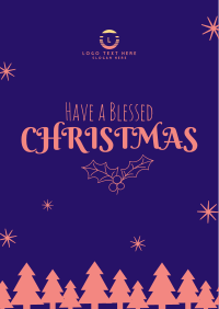 Have a Blessed Christmas Poster Image Preview