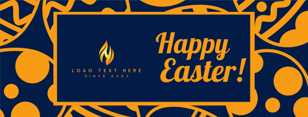 Happy Easter Celebration Facebook Cover Design Image Preview