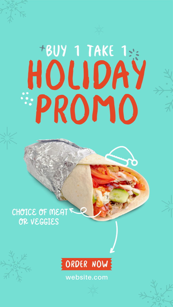 Shawarma Holiday Promo Instagram Story Design Image Preview
