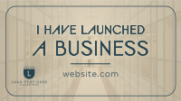 Minimalist Business Launch Facebook Event Cover Preview