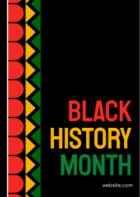 Black History Pattern Poster Image Preview