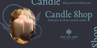 Candle Discount Twitter Post Design
