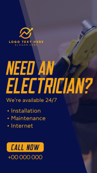 Electrical Maintenance Handyman Instagram Reel Design