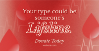 Donate Blood Campaign Facebook ad Image Preview