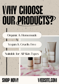 Skincare Minimal Product Poster Image Preview