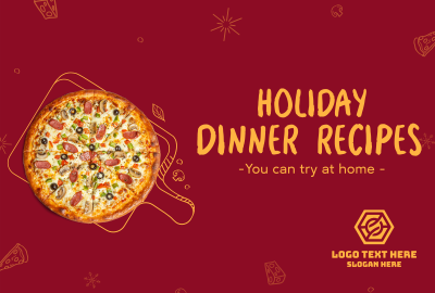 Holiday Pizza Special Pinterest board cover Image Preview