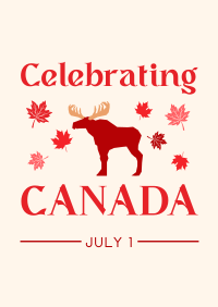 Celebrating Canada Poster Design