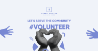 All Hands Community Volunteer Facebook Ad Design