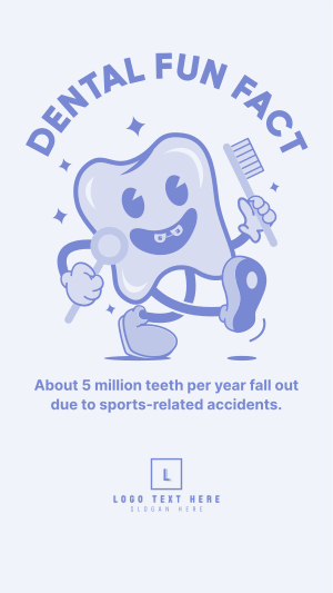 Tooth Fact Facebook story Image Preview