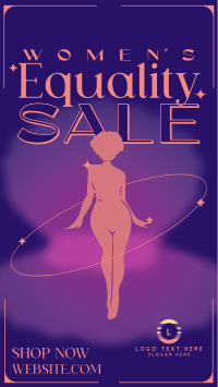Women Equality Sale Facebook story Image Preview