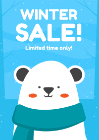 Cute Polar Bear Flyer Image Preview
