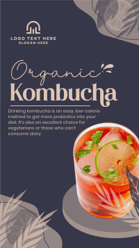 Probiotic Kombucha TikTok video Image Preview