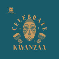 Kwanzaa African Mask  Instagram post Image Preview