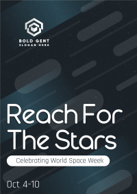 Celebrate Space Week Poster Image Preview