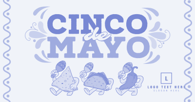 Cinco De Mayo Mascot Celebrates Facebook ad Image Preview