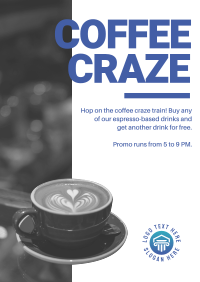Cafe Craze Flyer Image Preview