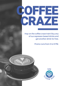 Cafe Craze Flyer Image Preview