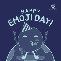 Party Emoji Instagram Post Design