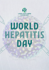 Minimalist Hepatitis Day Awareness Poster Image Preview