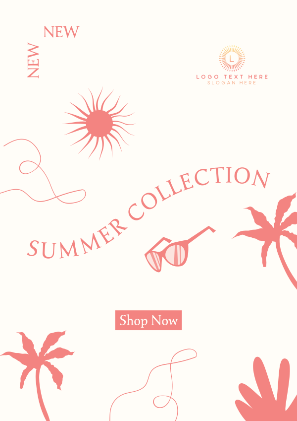 Boho Summer Collection Flyer Design Image Preview