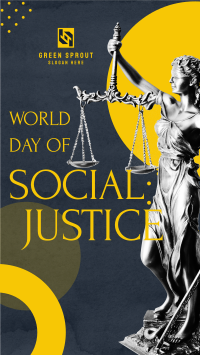 World Day Of Social Justice TikTok Video Image Preview